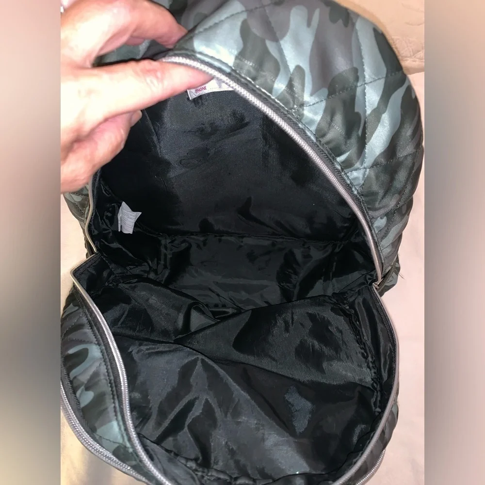 Justice book bag backpack absolutely like new! camouflage